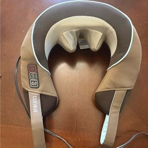 Homedics Tan and Brown Neck Massager